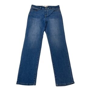 Soft Surroundings Supremely Soft Relaxed Pull On Blue Jean Pants Women’s Size M